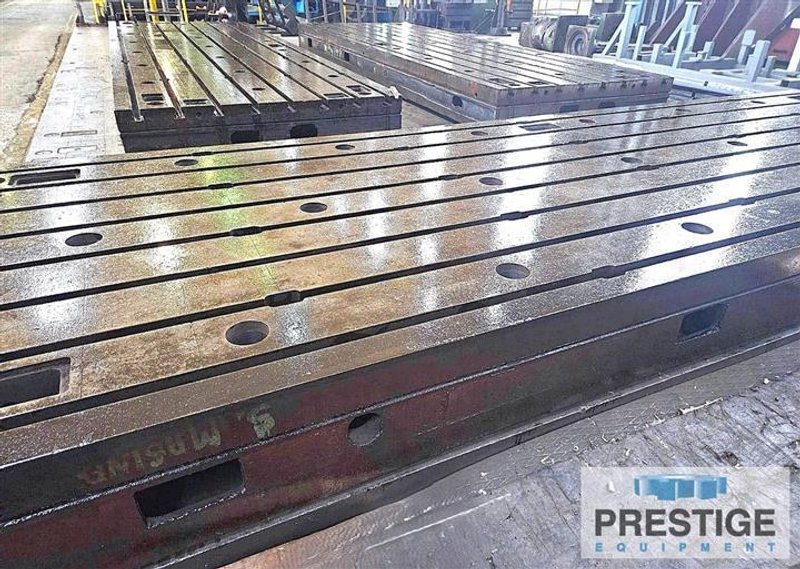 78.74&quot; x 236.22&quot; 15.75&quot; Cast Iron T-Slotted Floor Plates (6-Available)