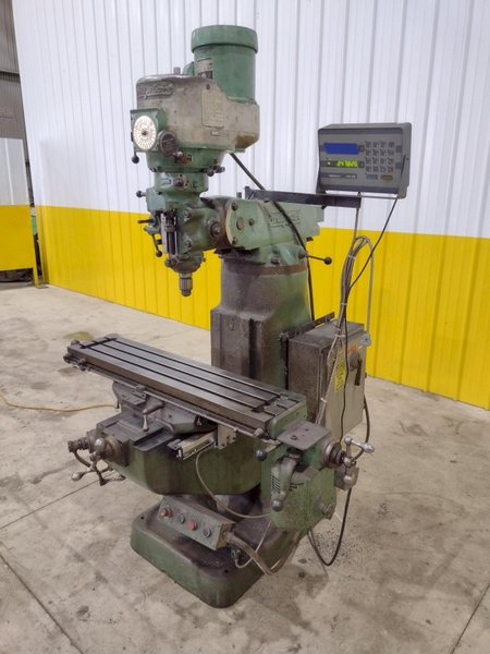 1.5 HP BRIDGEPORT SERIES I VERTICAL MILL &amp; DIGITAL READ OUT MILLING MACHINE: STOCK #20706