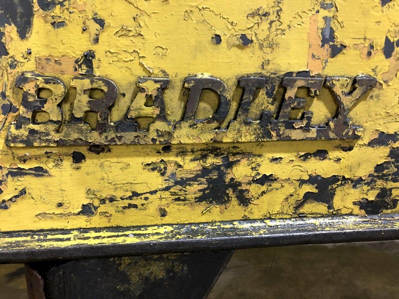 13,000 LB 6.5 TON BRADLEY SINGLE RIM VERTICAL COIL LIFTING TONG SCISSOR TYPE COIL LIFT: STOCK #15817