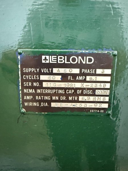 15&quot; X 30&quot; LEBLOND REGAL SERVO SHIFT ENGINE LATHE. STOCK # 0775425