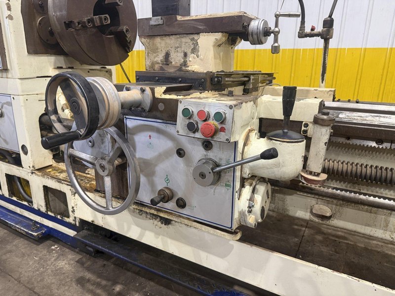 32" X 60" BIRMINGHAM MODEL #DL3260 GAP BED ENGINE LATHE 2006 5" HOLE : YOBRO #25339