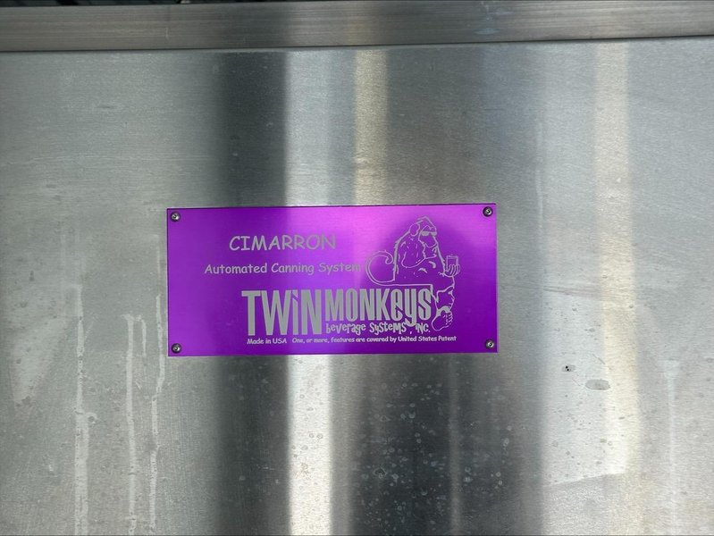 Twin Monkeys Cimarron Canning System, 2021 – 30–60 CPM, Modular Beverage Packaging System with Semi-Automatic Depalletizer and Twist Rinse