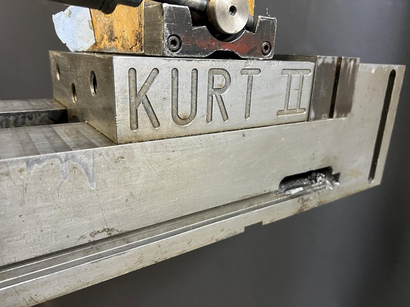 Kurt PT800A Used 8" CNC Manual Vise 8" Opening
