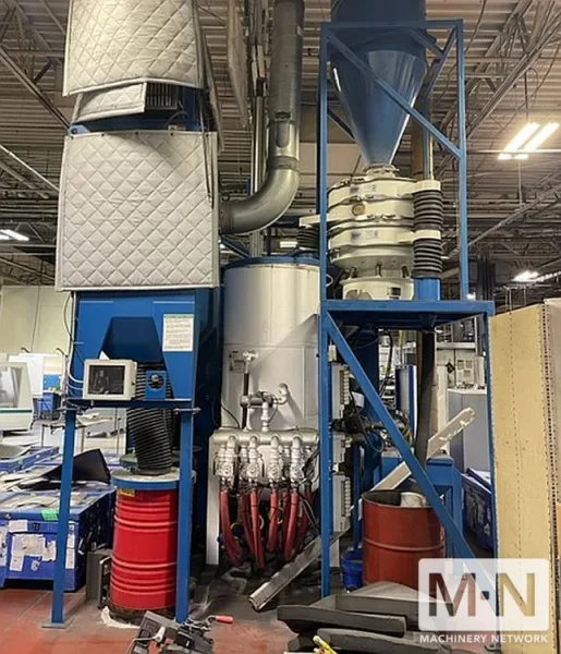 Wheelabrator Automated Turbine Blade Shot Peening Machine