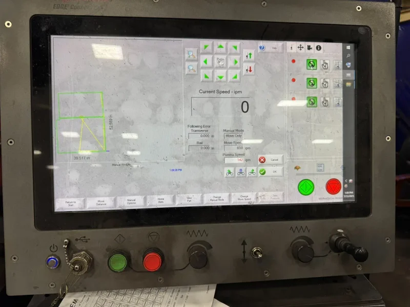 Used 2022 CSI Cobra Bevel 10'x24' dual 400 Amp Plasma/Oxy Cutter