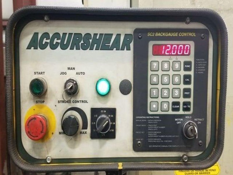 1999 Accurshear 850012 Hydraulic Shear (#5522)