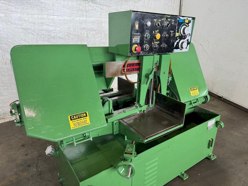 10" X 14" PEERLESS B1014A HORIZONTAL BANDSAW. STOCK # 0787424