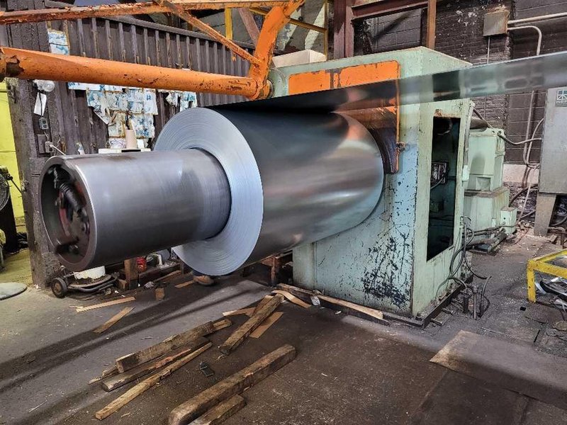 72" x 8.00" x 40,000# Delta Slitting Line STOCK# 3931