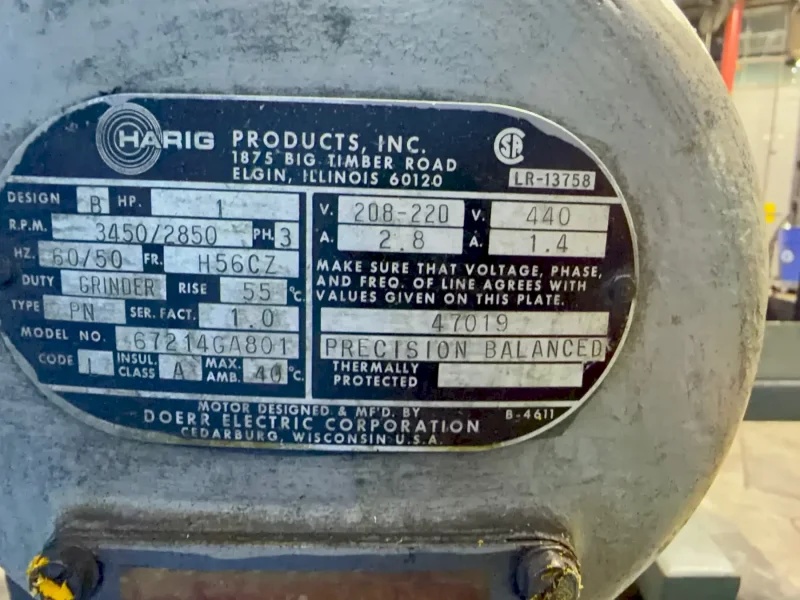 HARIG 6” X 18” SURFACE GRINDER   -  618 W