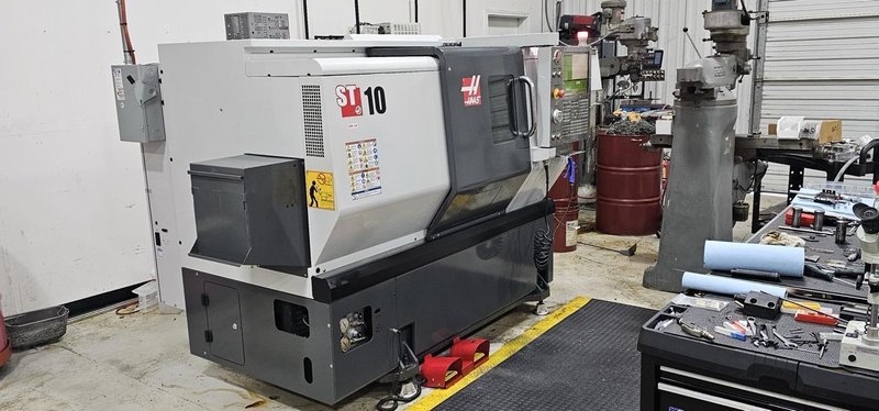 Haas ST-10, CNC Lathe, 2014 – Tailstock w/ Hydraulic Quill, Inspection Report, Very Clean