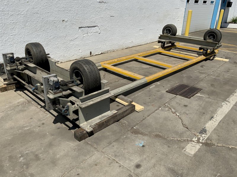 5000 LB CUSTOM MADE TANK TURNING ROLLS SET: STOCK #81222