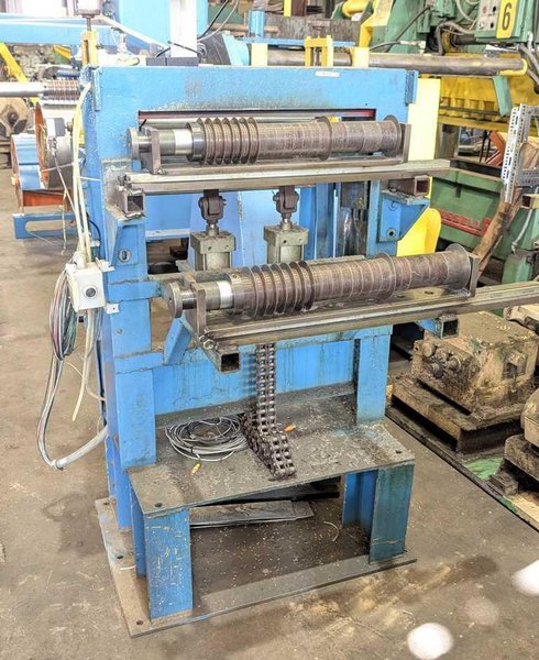24" x 5.00" x 10,000# Ruesch Slitting Line (14701)