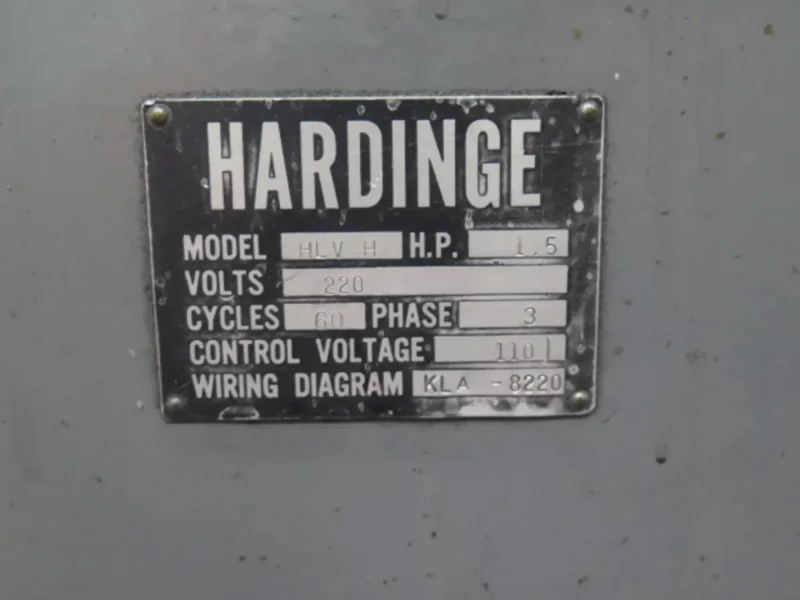 HARDINGE HLV-H CNC Lathes &amp; Turning Centers