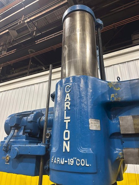 8&#039; x 19&quot; CARLTON MODEL #4A RADIAL ARM DRILL: YOBRO #24183
