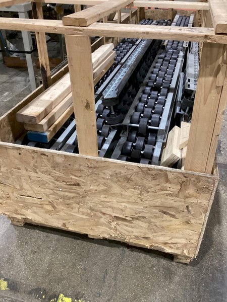 LOT of MALLARD Pallet Flow Conveyor Channels CR125BSPL-120-36104 USED