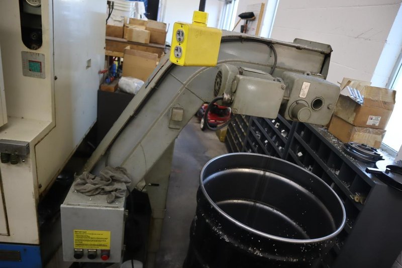 Okuma LB15 II CNC Lathe Turning Center, OSP700L CNC, 12 Station Turret, Tailstock, 8&quot; Chuck, Chip Conveyor- Auction Item