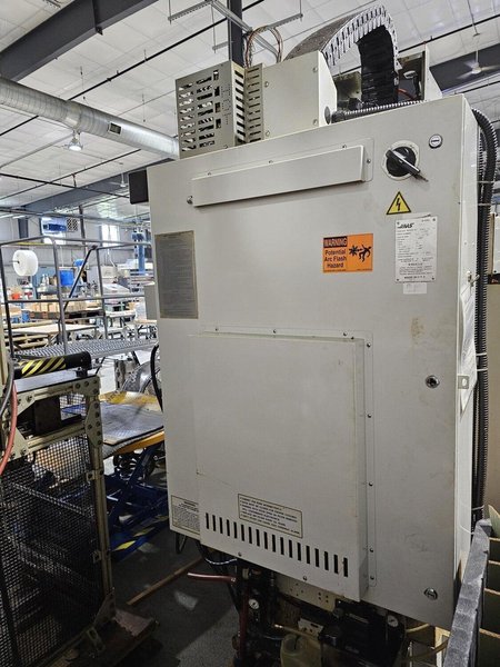 Haas VF-1 VMC, 2001 – Rigid Tapping, Chip Auger, 4th Axis Ready