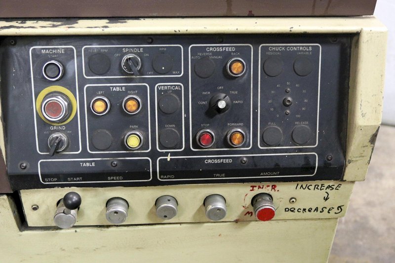 8" X 18" BROWN &amp; SHARPE MODEL #818 TECHMASTER HORIZONTAL SURFACE GRINDER: STOCK #12242