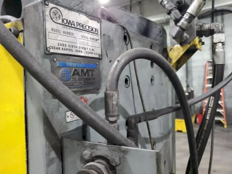 20 TON IOWA PRECISION MODEL #HP20T CUTOFF PRESS: YOBRO #25049