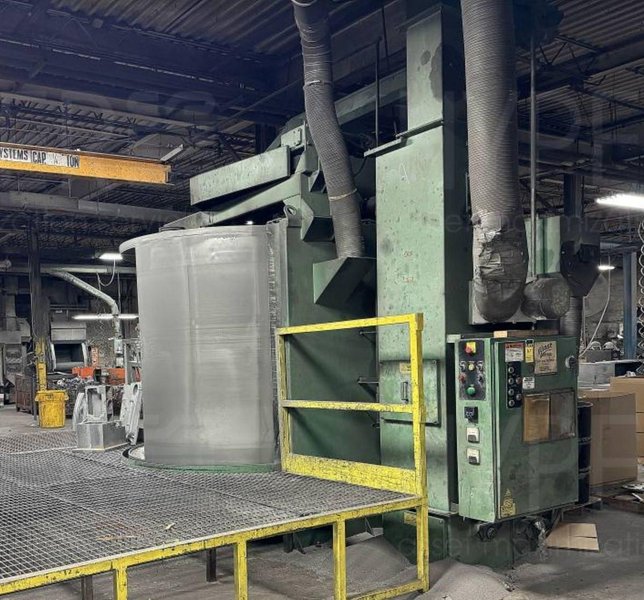 36&quot; X 72&quot; GOFF MODEL #3672D SPINNER HANGER SHOT BLAST CLEANING SYSTEM, NEW 2006: STOCK #22470