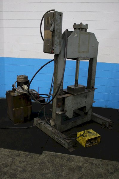 50 TON  CUSTOM H FRAME HYDRAULIC SHOP PRESS: STOCK #75140