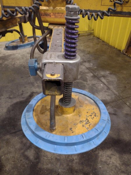 5,000 LBS ANVER MODEL #E500M10-200-5/44 VACUUM SHEET LIFTER:YOBRO #25016