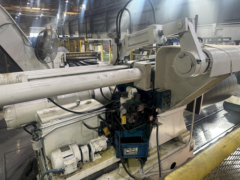 54" X .110" YODER SLITTING LINE, COMPLETE LINE: YOBRO #24277