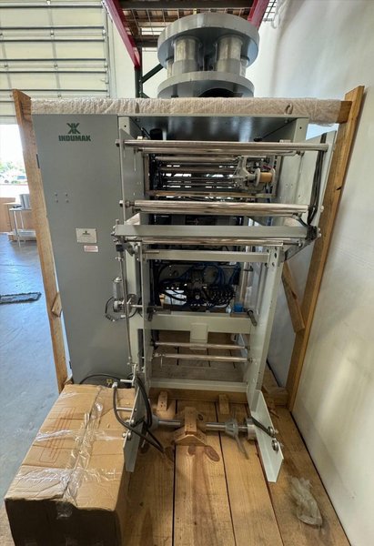 Indumak MG1000 Form-Fill-Seal with CGS Doser – 2016 Unused, Verified Under Power