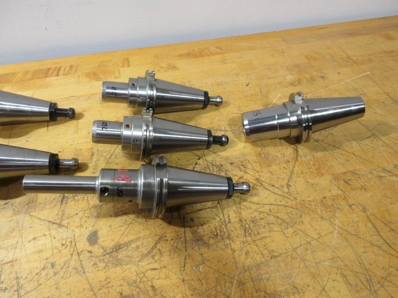 Erickson CAT50 Hydraulic Tool Holders 1/2" - 1-1/4" (8)- Auction Item