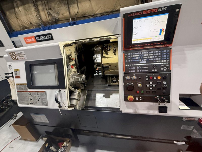 2007 Used Mazak QTN 250-II CNC Lathe For Sale