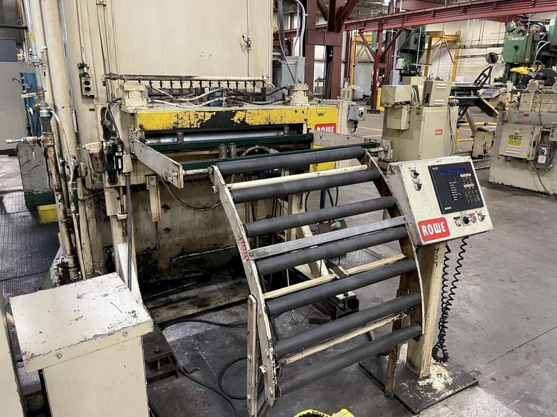 10,000 LBS. X 40&quot; X .110&quot; ROWE SERVO CONVENTIONAL COIL FEED LINE FOR METAL STAMPING