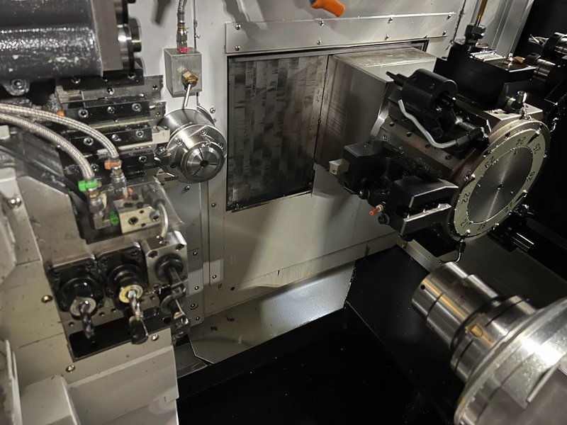 Tsugami B038T Swiss CNC Lathe, 38mm, 8-axis, Mag Barfeed, HP coolant, Fanuc31i-B, New 2016