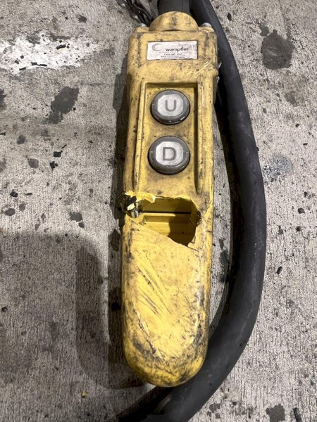 1000 LB (1/2 TON) X 8&#039; X 10&#039; P&amp;H SPECTRUM FREE STANDING JIB CRANE &amp; P&amp;H POWERED HOIST: STOCK #20216