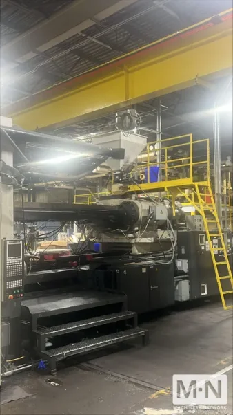 2200 TON 413 OZ CINCINNATI MODEL ML2200-413 INJECTION MOLDING MACHINE MFG 2001