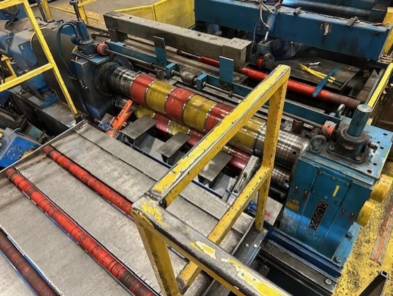 72&quot; x .250&quot; x 70,000# PRO-ECO SINGLE LOOP INJECTOR HEAD SLITTING &amp; PACKAGING LINE