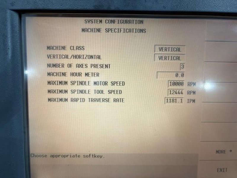 Hurco VMX-50 VMC, 2012 – WinMax Software, Chip Conveyor, Under Power