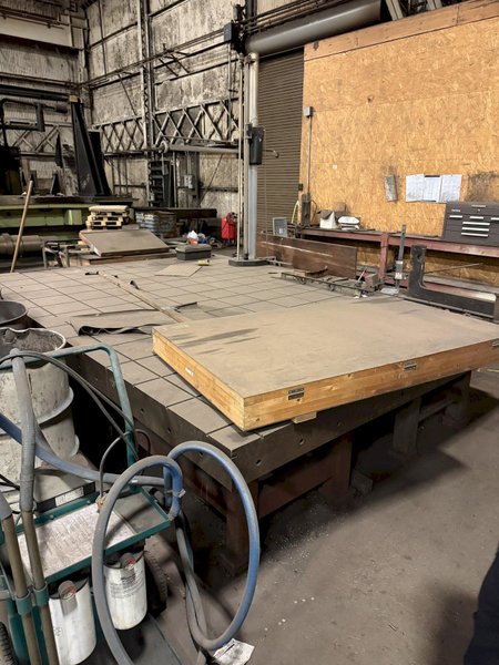 102" X 120" PORTAGE GRID LAYOUT TABLE. STOCK #0433026