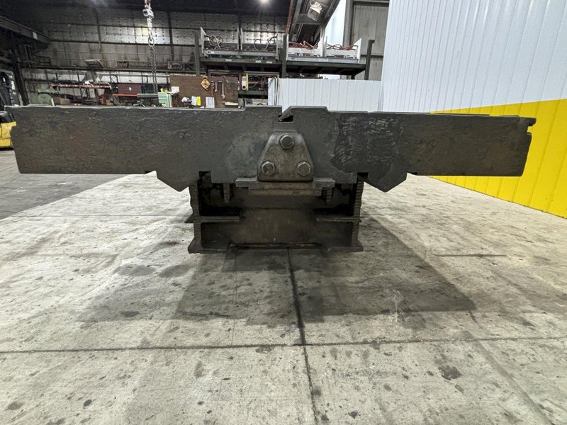 6&#039; X 14&#039;6&quot; HEAVY DUTY T-SLOTTED LAYOUT TABLE ON RAISED BASE: STOCK #21788