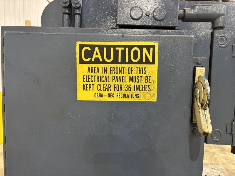 12 TON HANNIFIN MODEL #OFC-12C DYNA-QUIP HYDRAULIC C FRAME PRESS: STOCK #22192