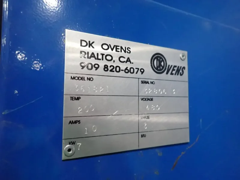 DK OVENS 200° OVEN  -  361821