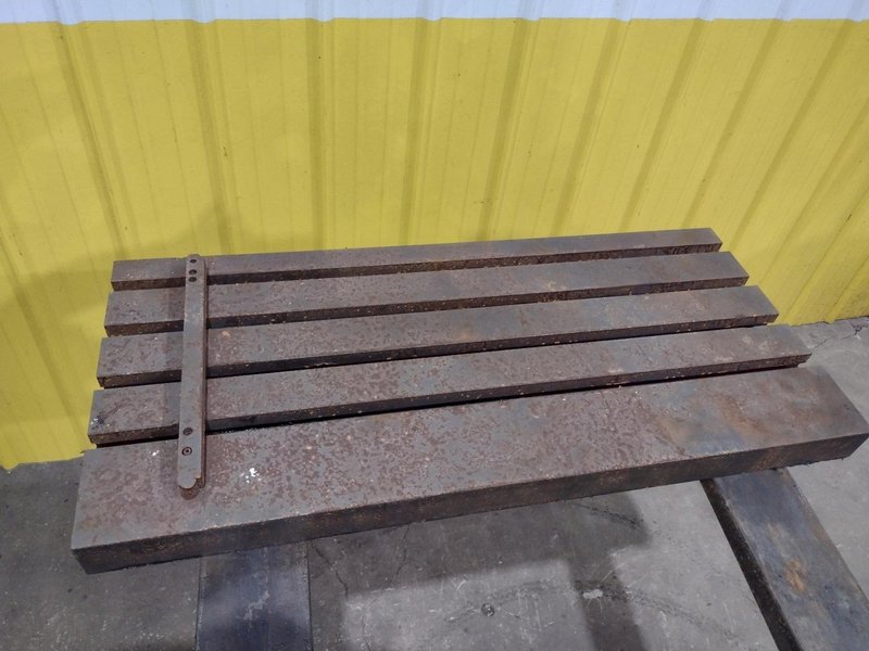 18" X 40" X 2.5" STEEL BOLSTER T-SLOT PLATE: YOBRO #25182