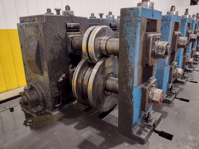 8 STAND X 2" ARDCOR MODEL #F-15 ROLLFORMER, TOOLED FOR ANGLE &amp; CHANNEL: YOBRO #24841