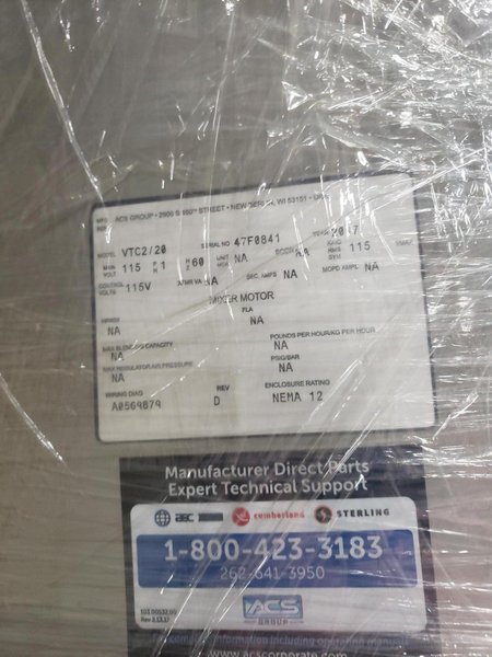 AEC New VTC-2/20 Material Handling Control Panel, 24VDC Control Voltage, 2 Pump, 20 Station