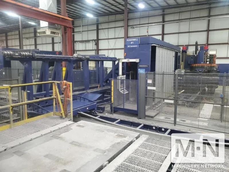 Ingersoll Powermill 5-Axis Machining Cell - (3) Ingersoll Mills &amp; 24 APC System