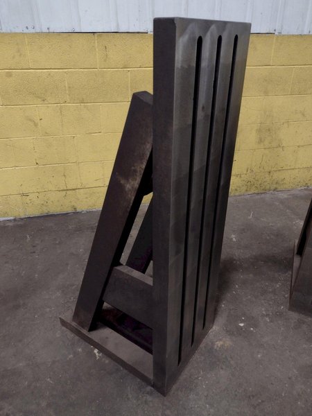 (2) 24&quot;L x 16&quot;W x 49&quot;H SET OF 2 STEEL ANGLE PLATES: STOCK 17142