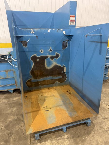 48" x 60" x 30" SUMMIT MODEL #F7-4P HORIZONTAL HYDRAULIC BALER, WITH AUTO TIPPER: YOBRO #24616