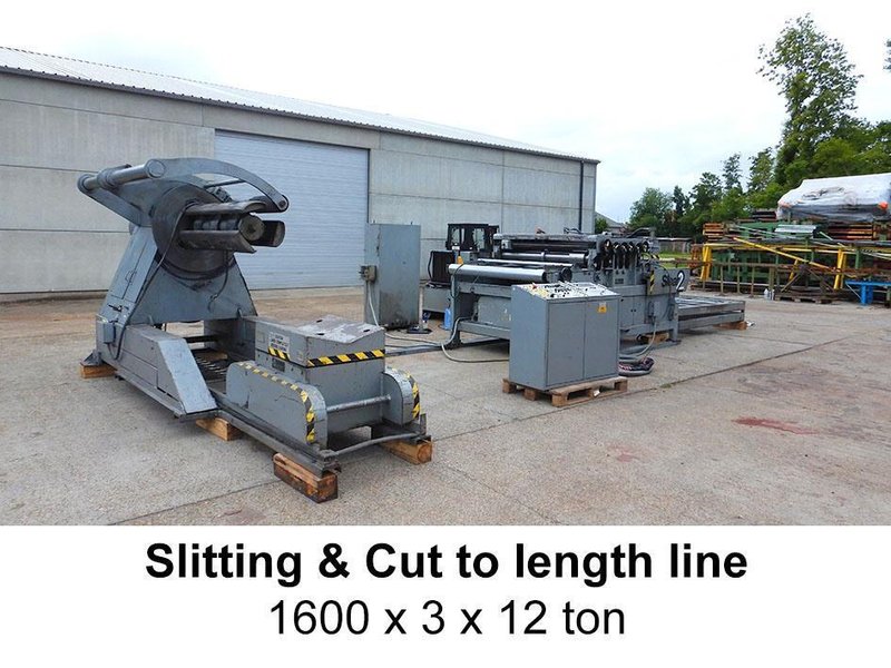 Iowa Slitting &amp; cut to length 1600 x 3 x 12 ton CNC