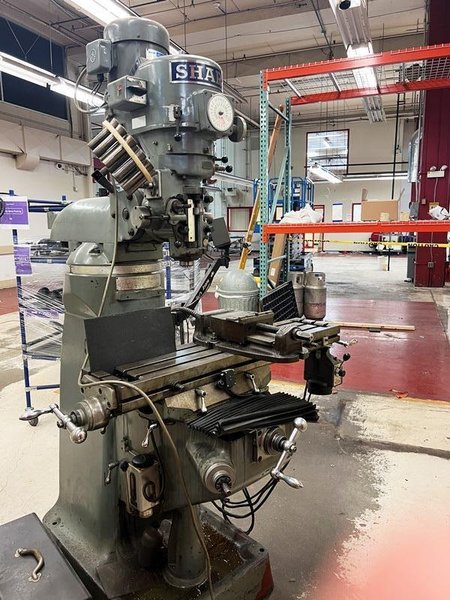 SHARP MODEL LMV 3  HP 10" X 42" VARIABLE SPEED VERTICAL KNEE MILL