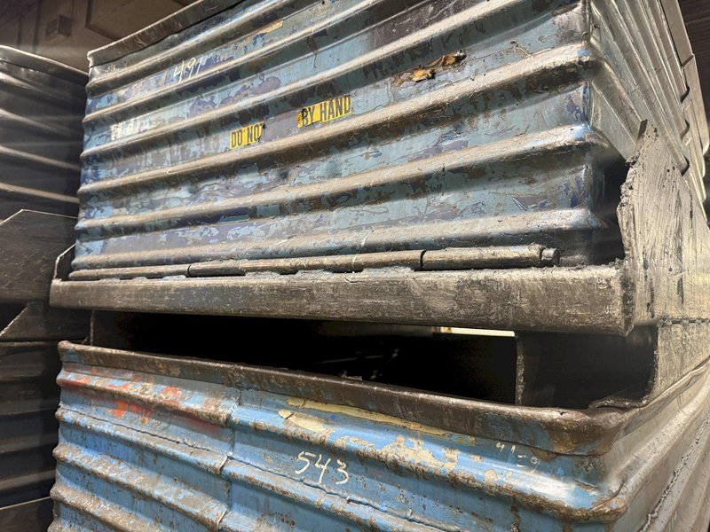 60" X 42" X 21" HIGH DROP BOTTOM CORRUGATED PARTS STORAGE BINS: YOBRO #24697