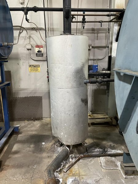 300 Hp. Superior High Pressure Steam Boiler, 150 psi, 1995 – 12.6 MBH Gordon Piatt Burner, Blowdown Separator